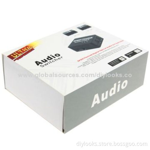 Power Adapter Digital Optical Audio Switcher 3x1